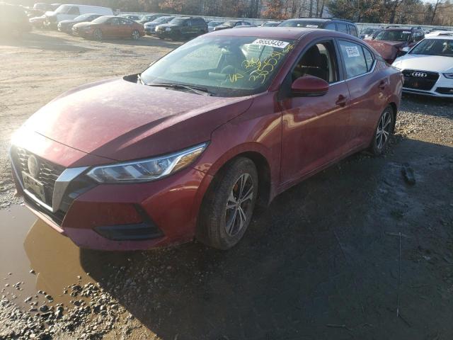 nissan sentra sv 2020 3n1ab8cv3ly288078