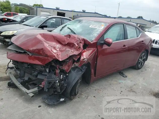 nissan sentra 2021 3n1ab8cv3my213978