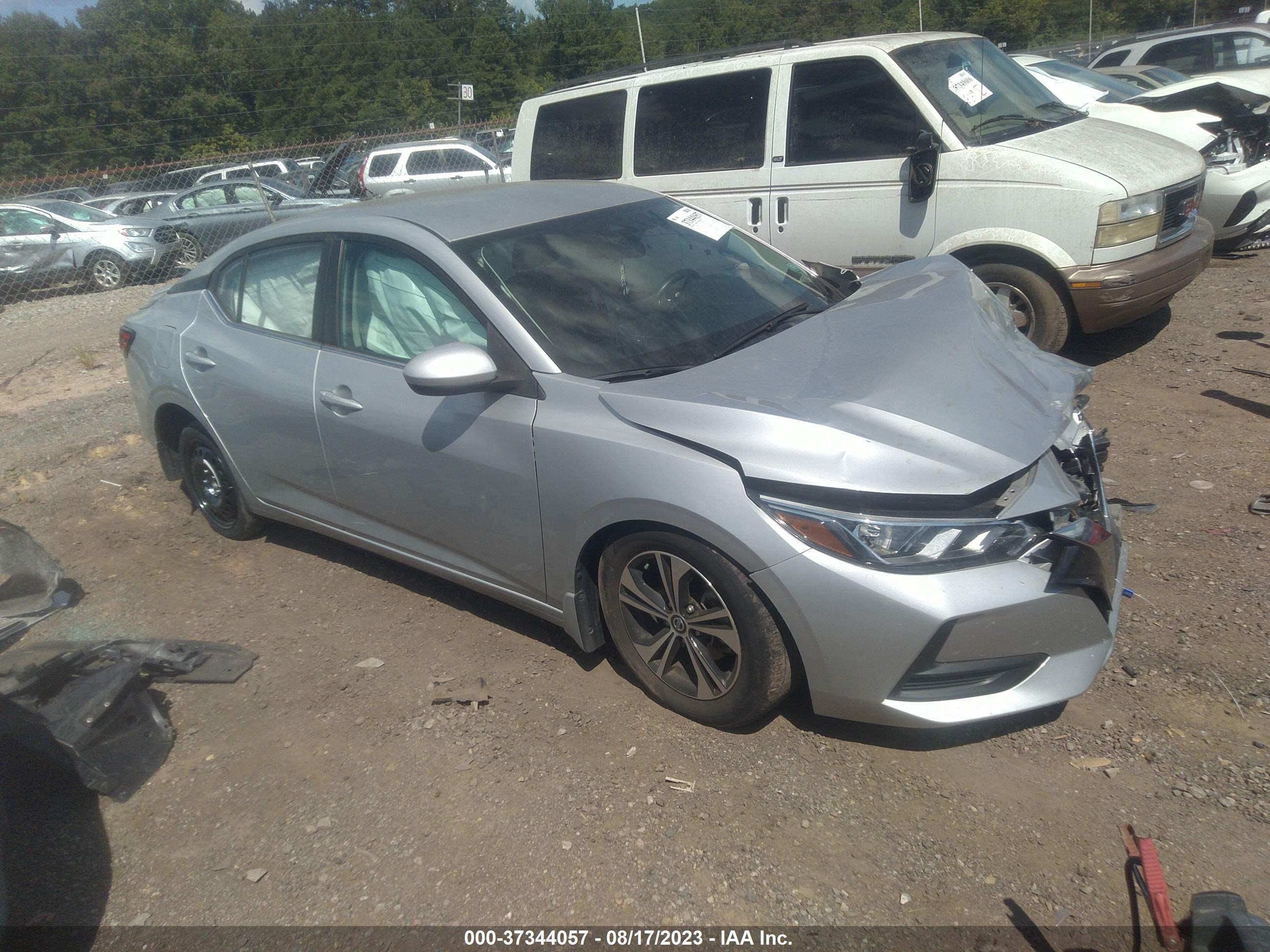 nissan sentra 2021 3n1ab8cv3my261321