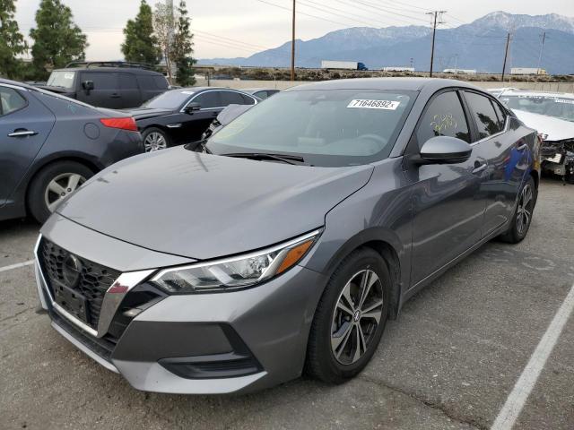 nissan sentra sv 2020 3n1ab8cv4ly222896