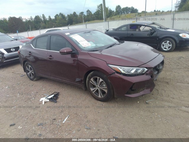 nissan sentra 2020 3n1ab8cv4ly230240