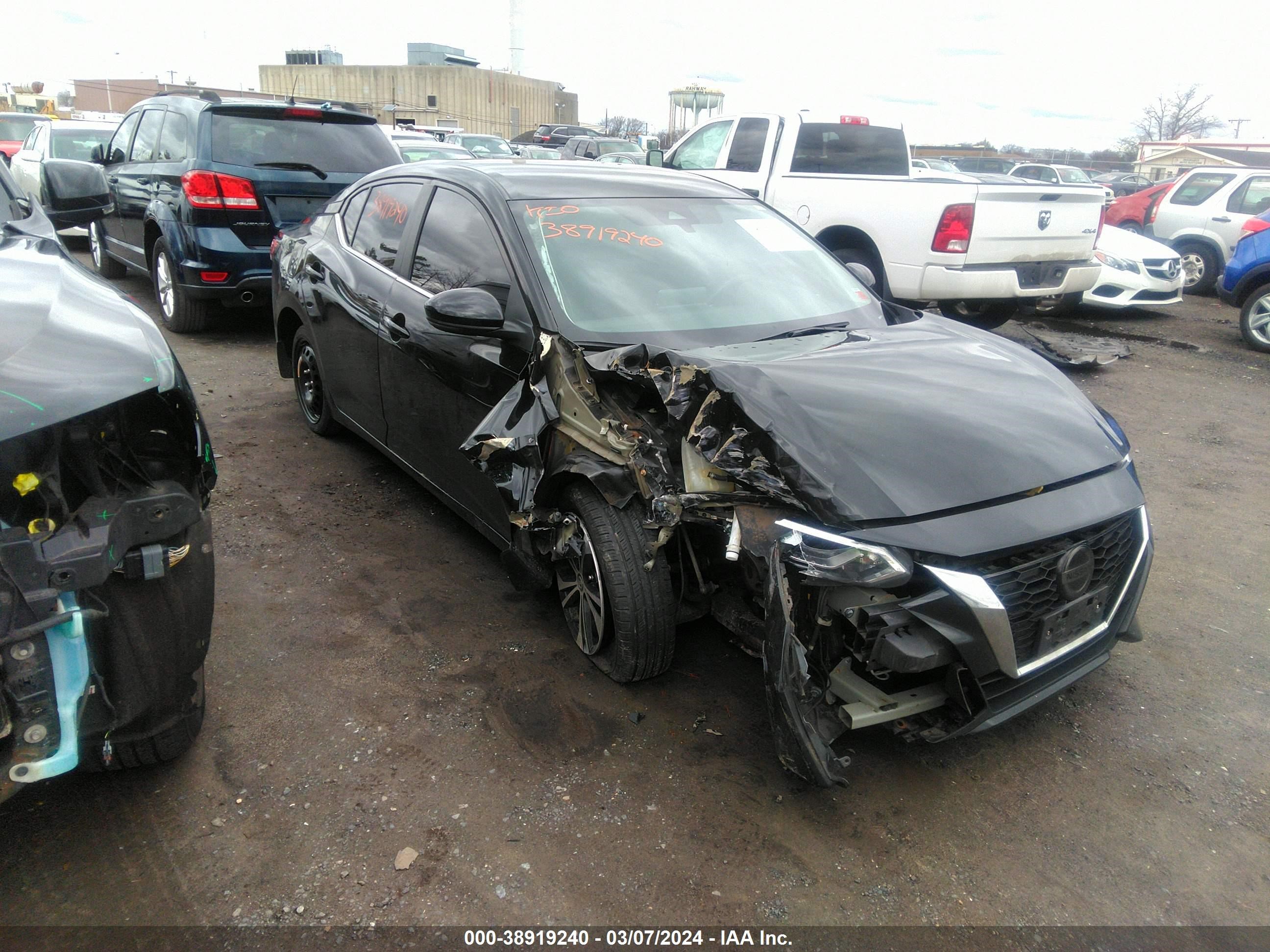 nissan sentra 2020 3n1ab8cv4ly285609