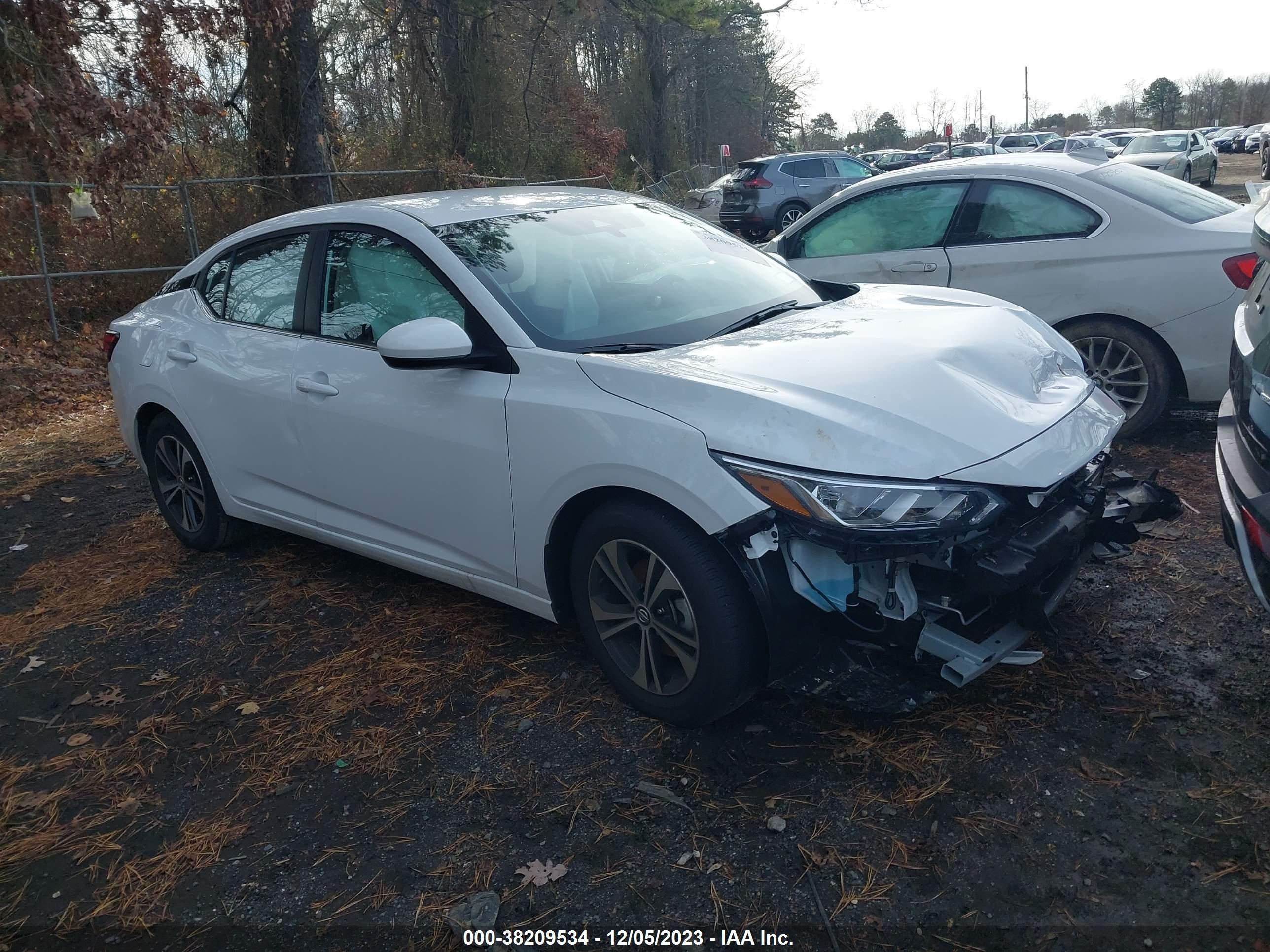 nissan sentra 2023 3n1ab8cv4py298284