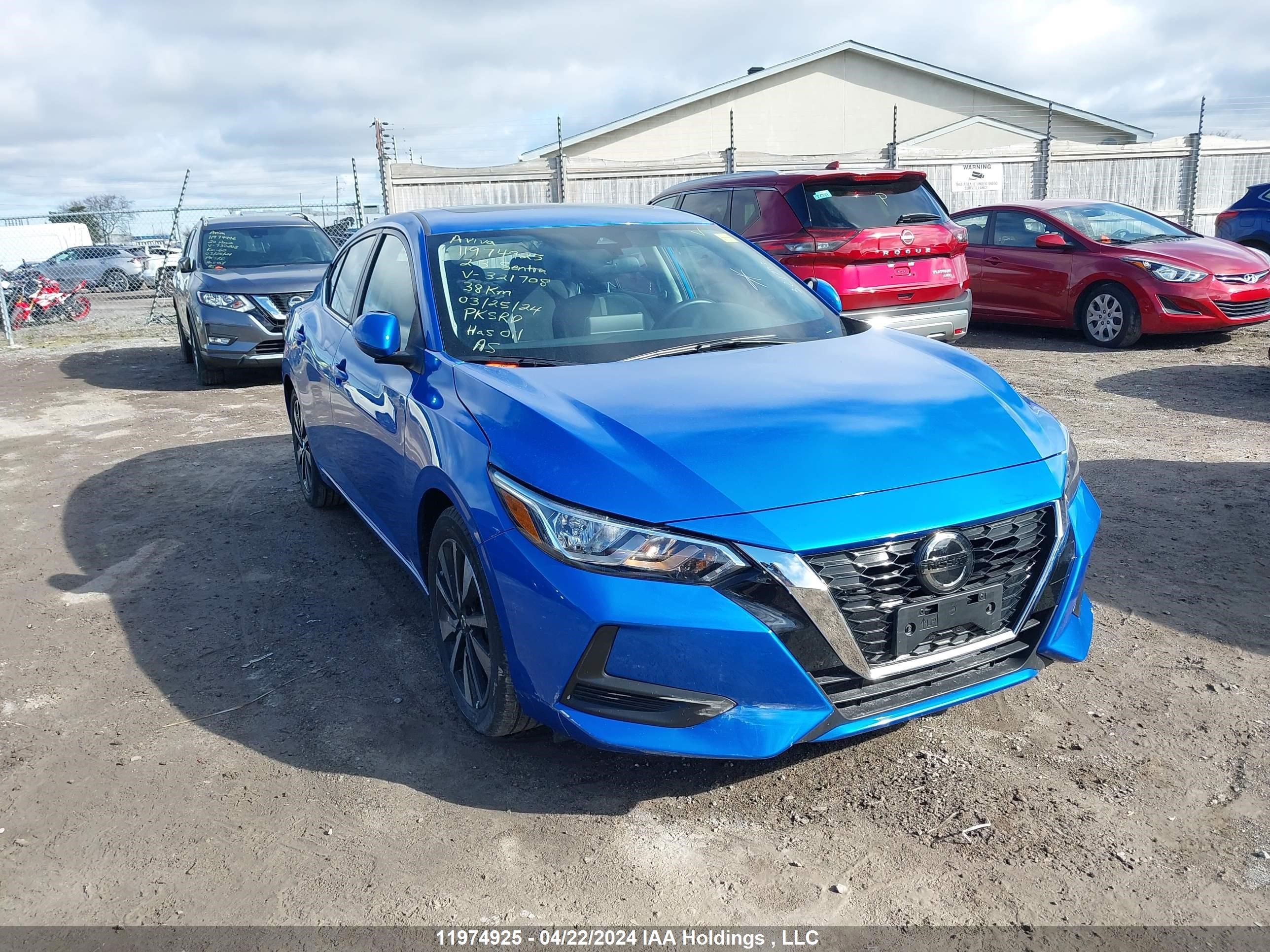 nissan sentra 2023 3n1ab8cv4py321708