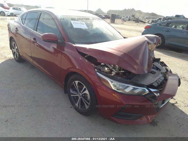 nissan sentra 2020 3n1ab8cv5ly234703