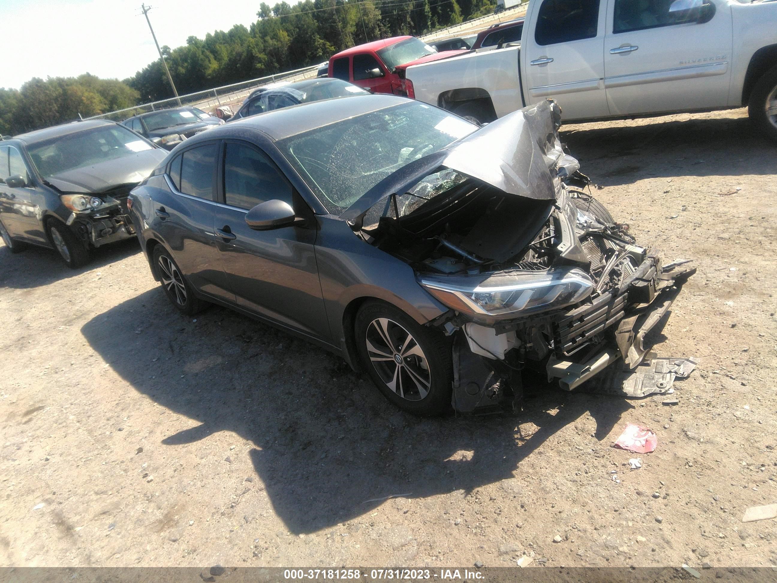 nissan sentra 2020 3n1ab8cv5ly288809