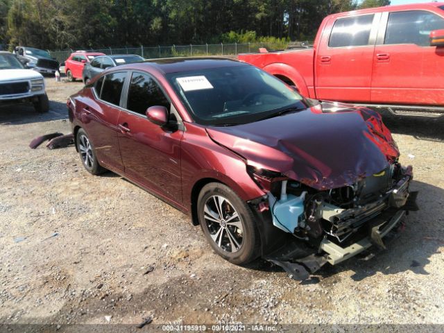 nissan sentra 2020 3n1ab8cv5ly297073