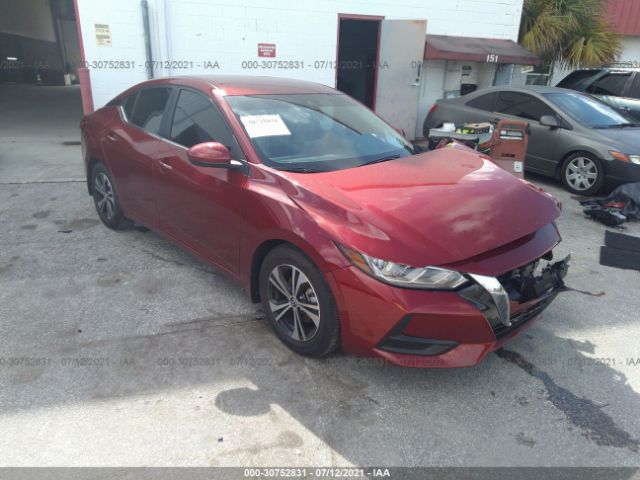 nissan sentra 2021 3n1ab8cv5my206482