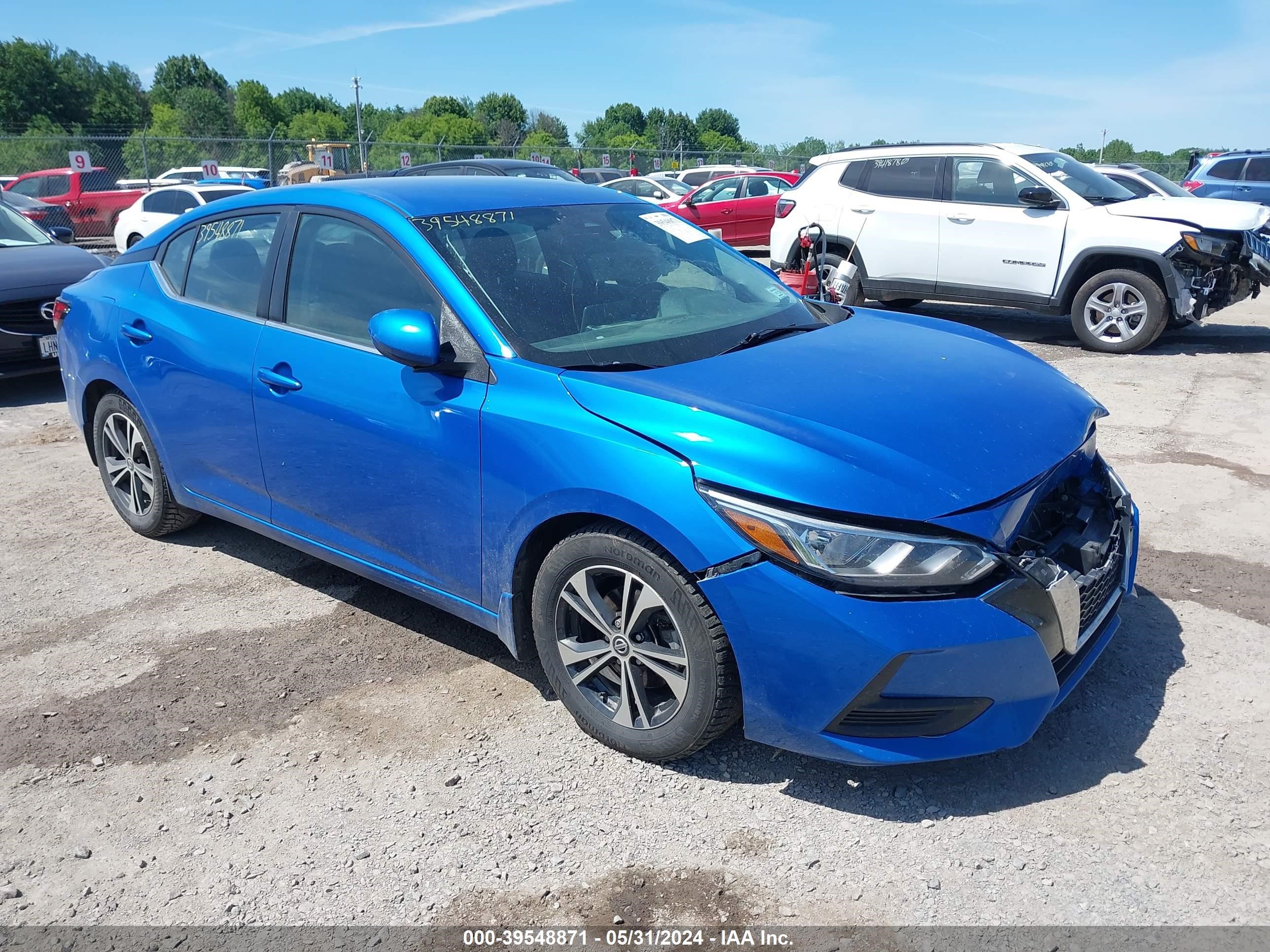 nissan sentra 2021 3n1ab8cv5my240289