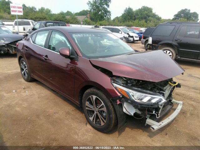 nissan sentra 2022 3n1ab8cv5ny241508