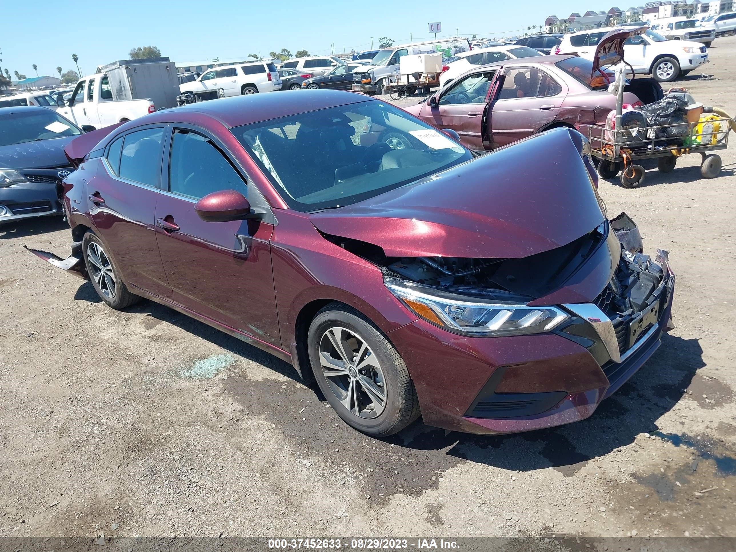 nissan sentra 2022 3n1ab8cv5ny299053