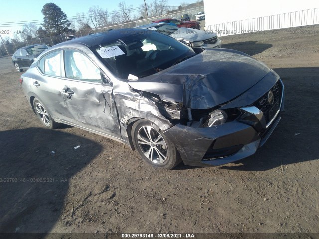 nissan sentra 2020 3n1ab8cv6ly215058