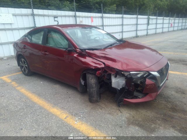 nissan sentra 2020 3n1ab8cv6ly226397