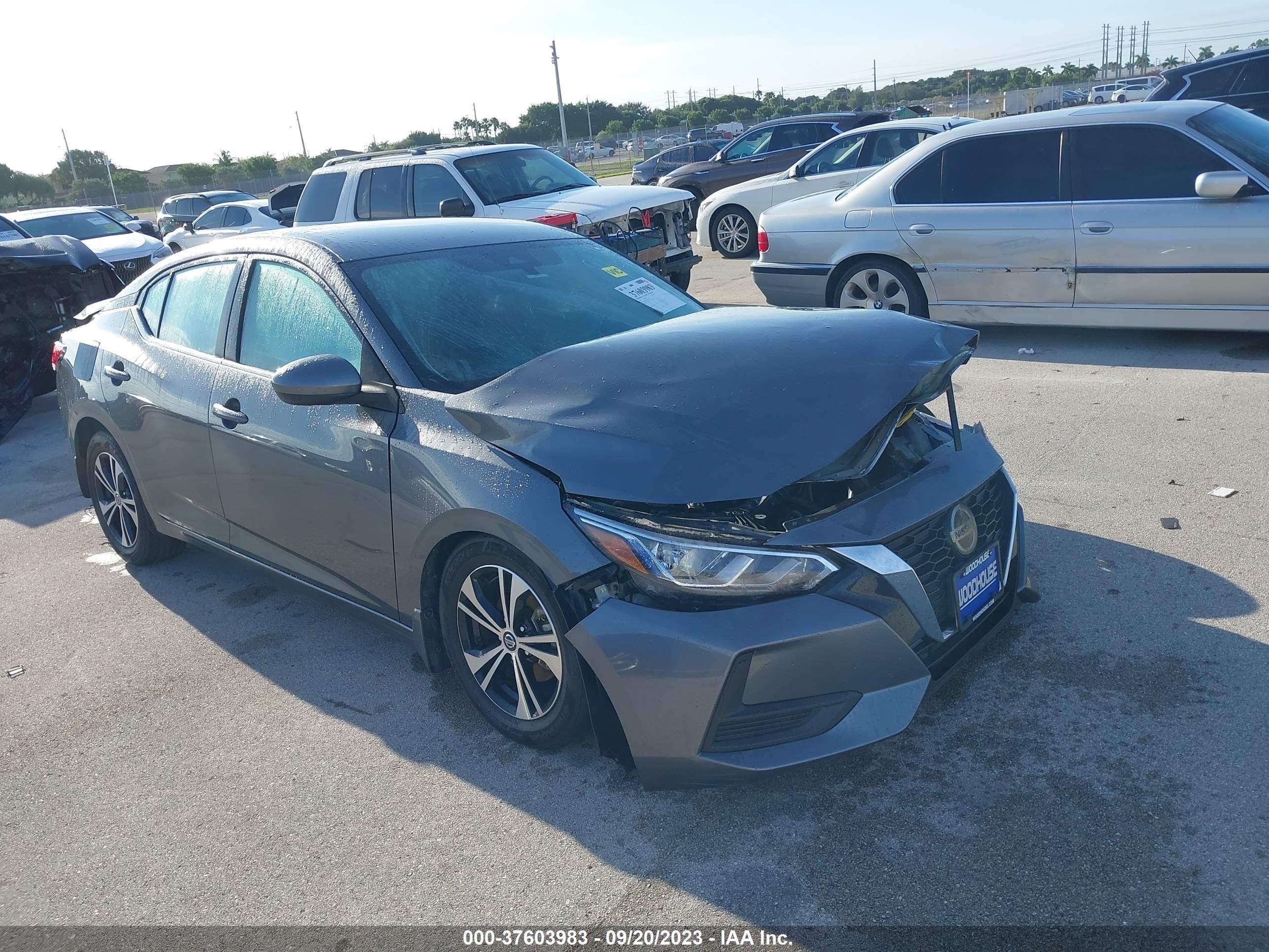 nissan sentra 2021 3n1ab8cv6my214459