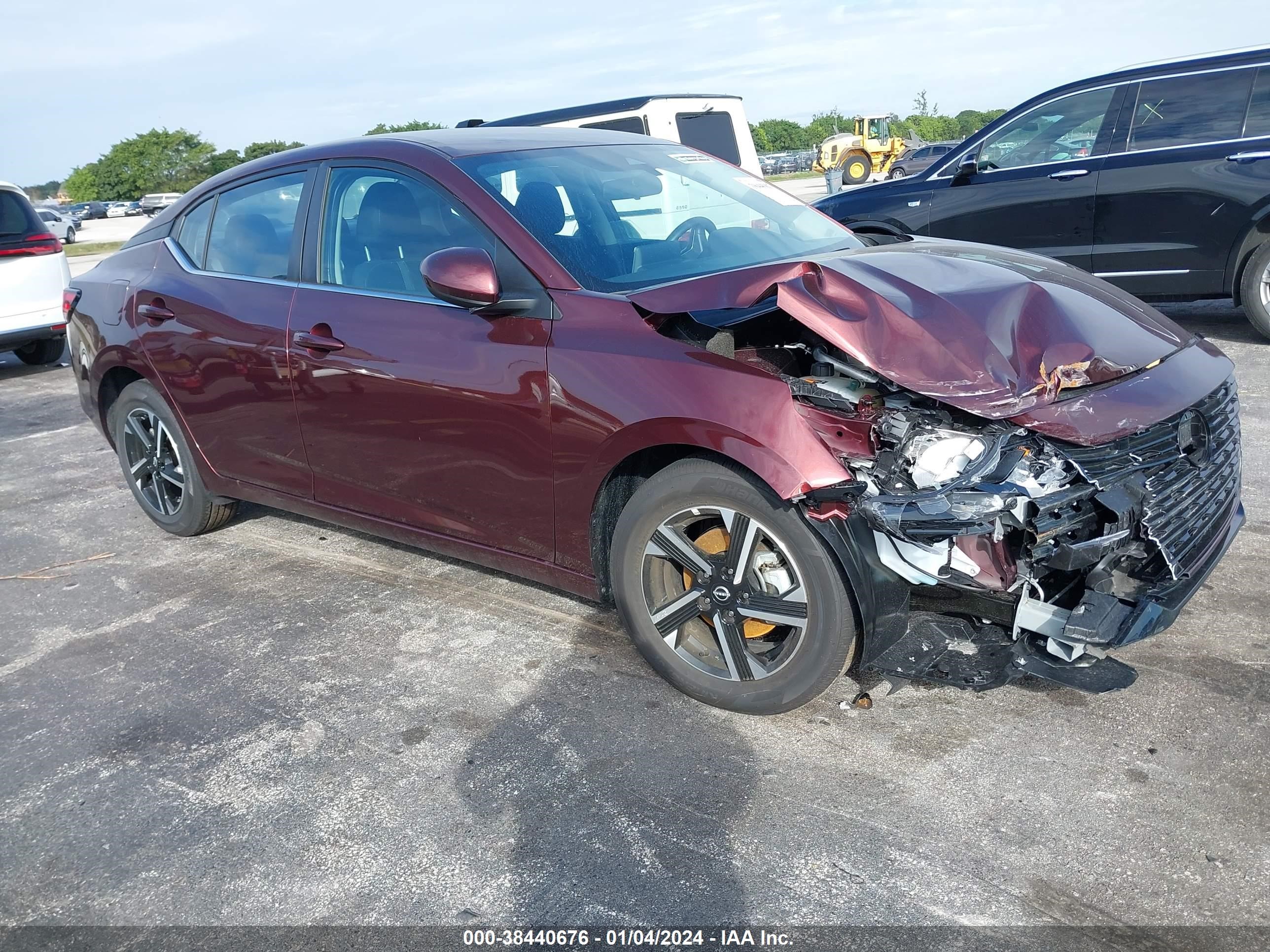 nissan sentra 2024 3n1ab8cv6ry221550