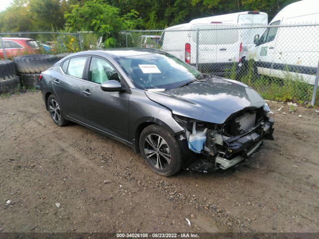 nissan sentra 2021 3n1ab8cv7my322962