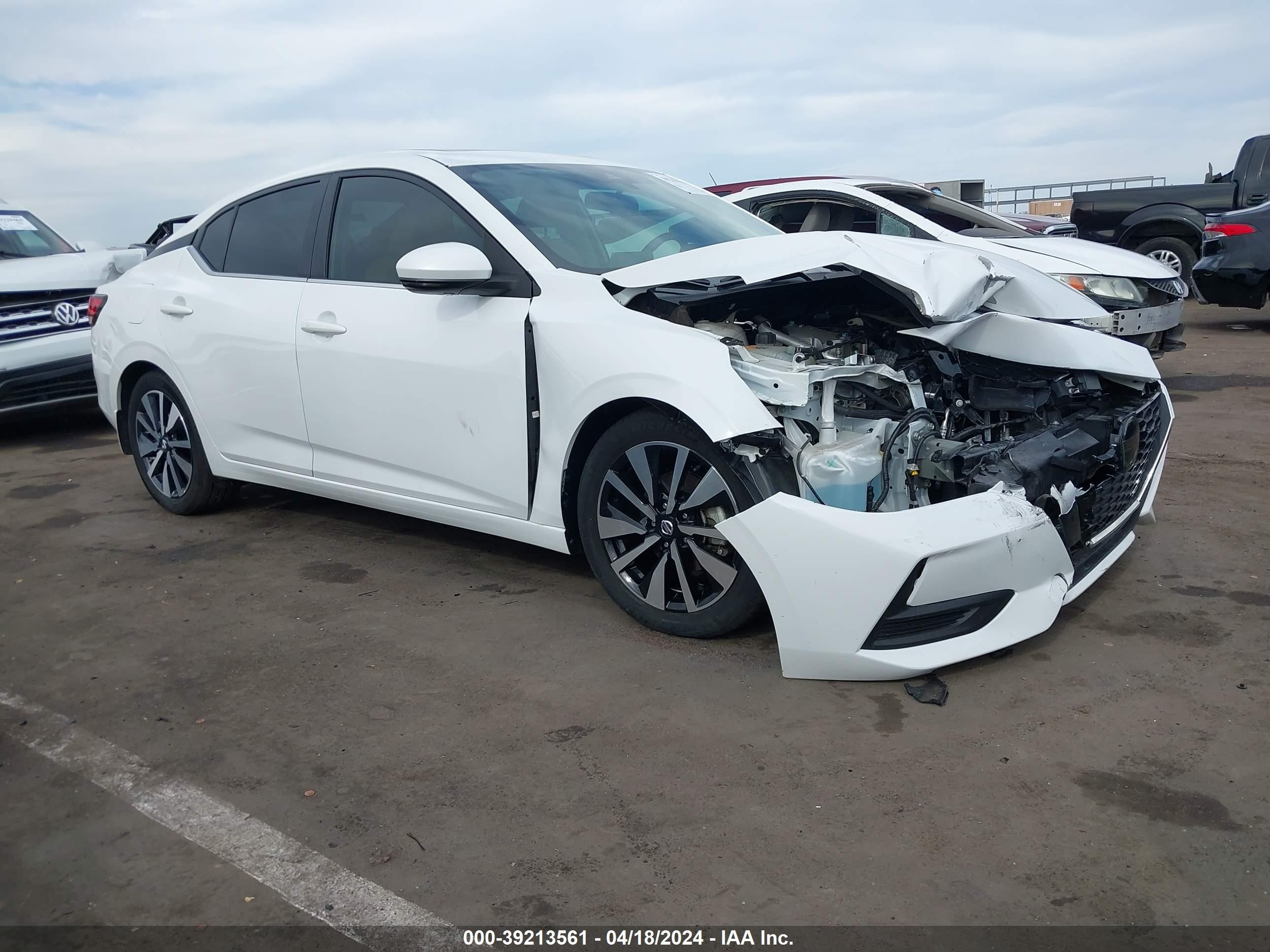 nissan sentra 2020 3n1ab8cv8ly230046