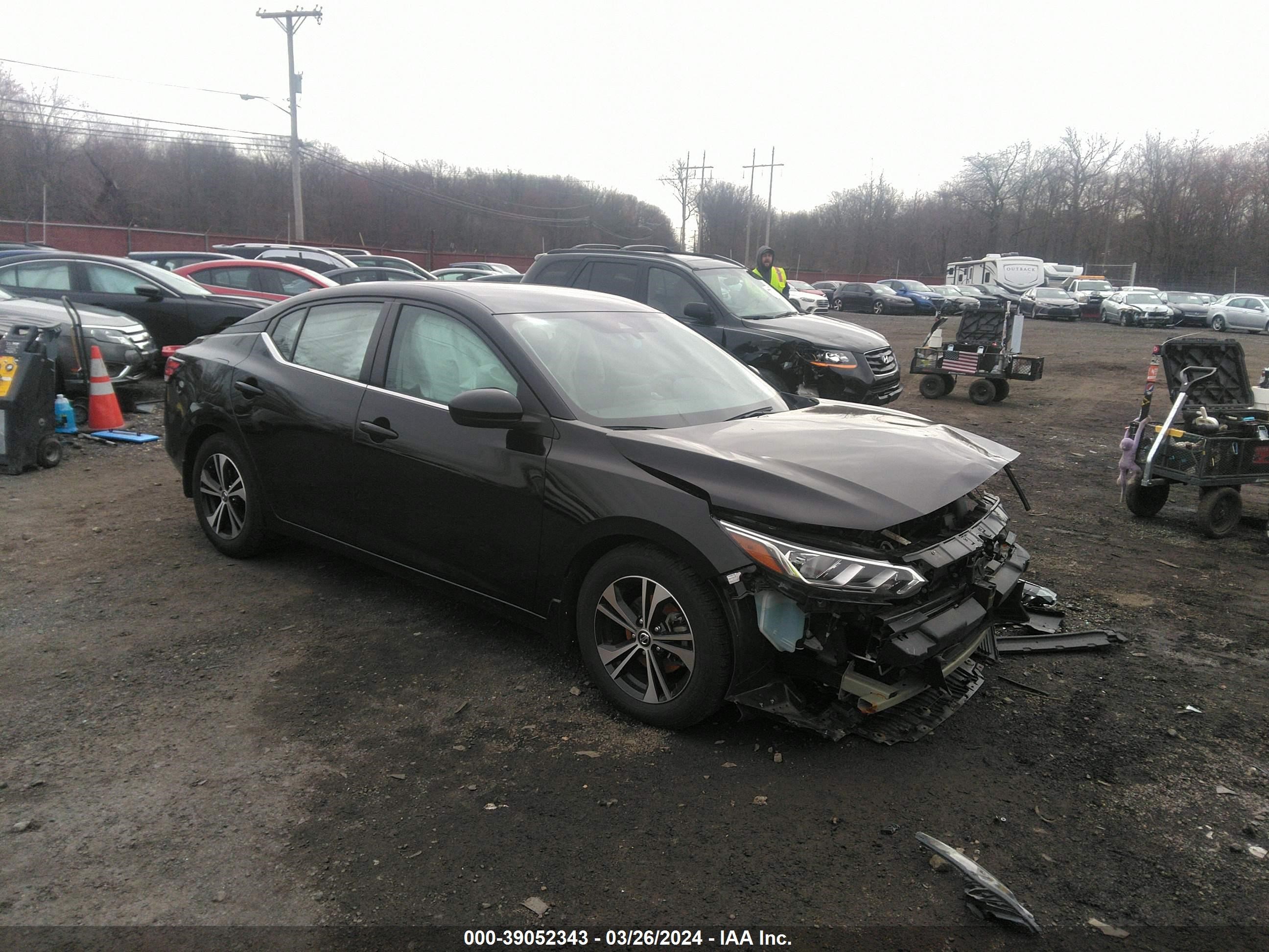 nissan sentra 2021 3n1ab8cv8my209053