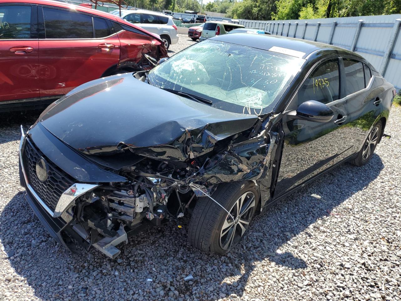 nissan sentra 2022 3n1ab8cv8ny252731