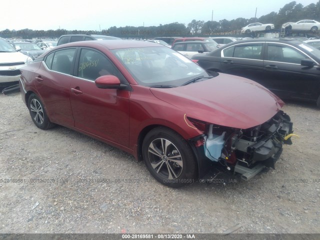 nissan sentra 2020 3n1ab8cv9ly237748