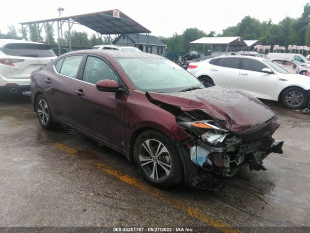 nissan sentra 2020 3n1ab8cv9ly277697