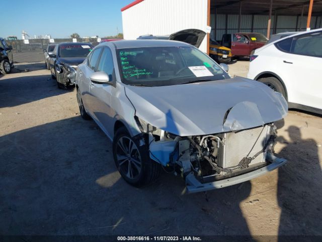 nissan sentra 2022 3n1ab8cv9ny230883