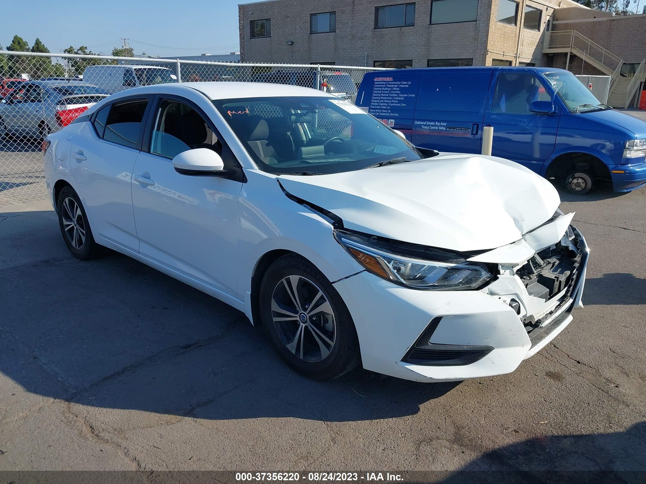 nissan sentra 2020 3n1ab8cvxly246541