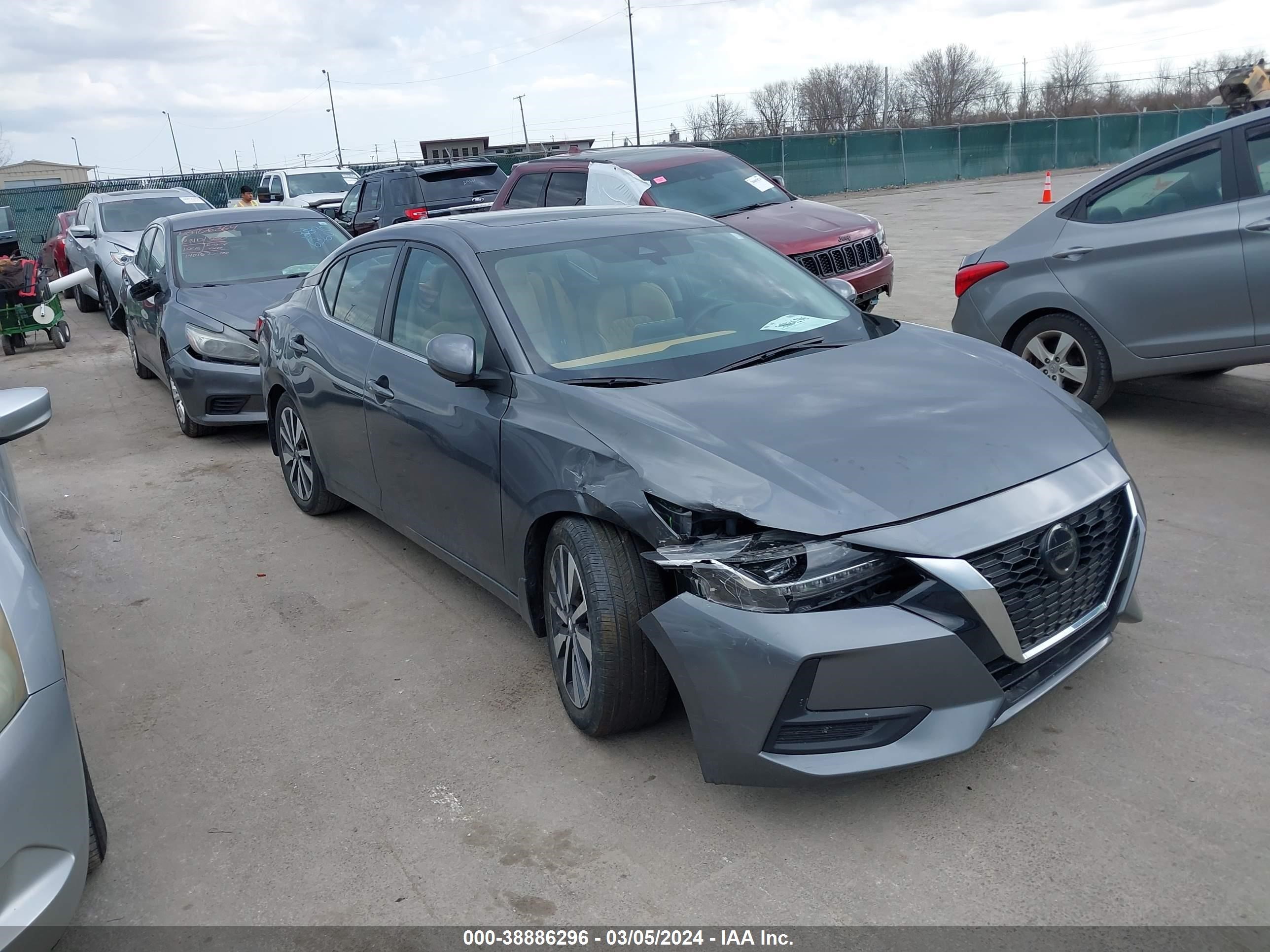 nissan sentra 2020 3n1ab8cvxly295352