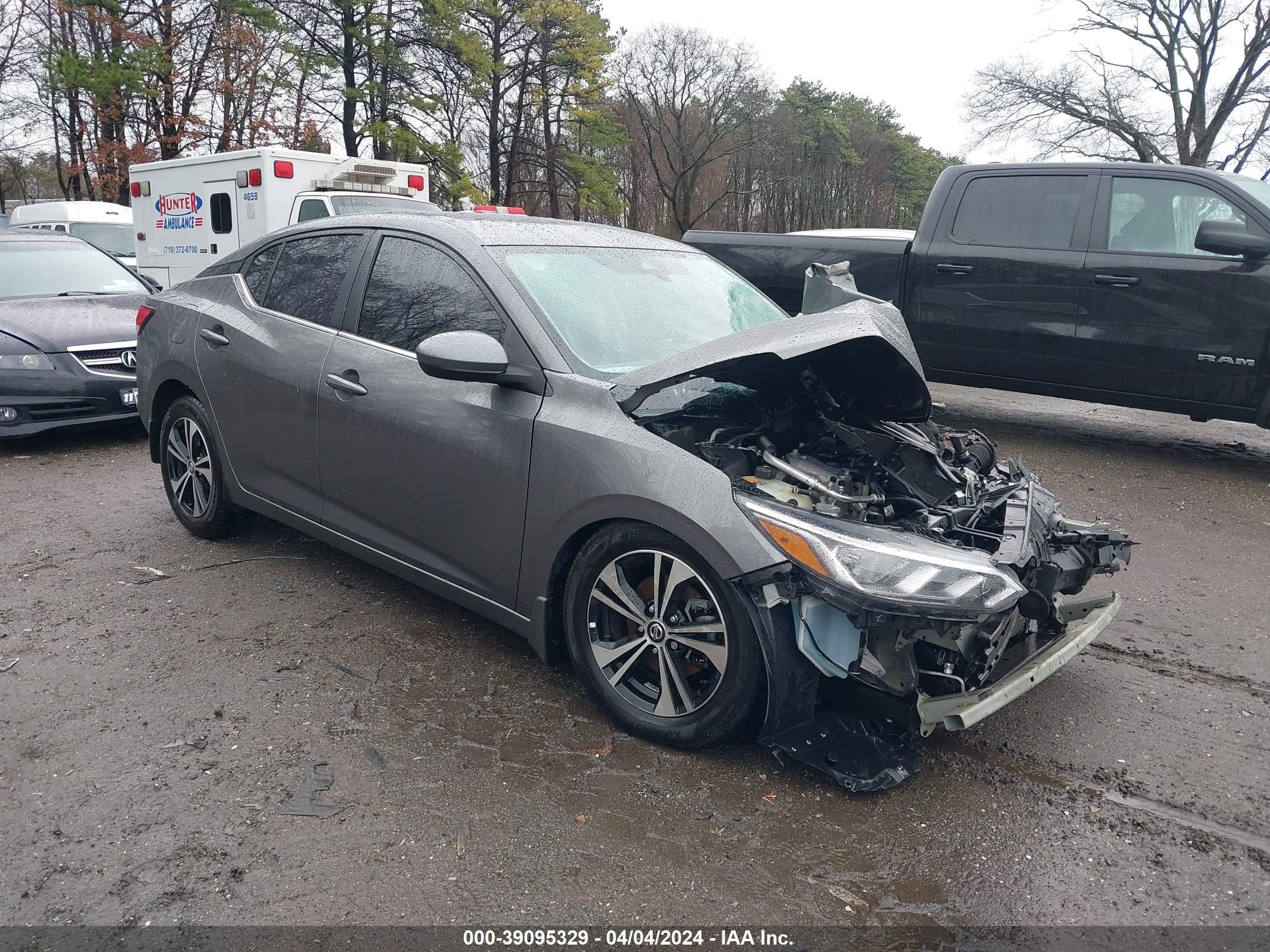 nissan sentra 2021 3n1ab8cvxmy293828