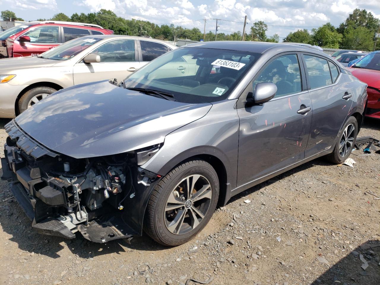 nissan sentra 2022 3n1ab8cvxny228592