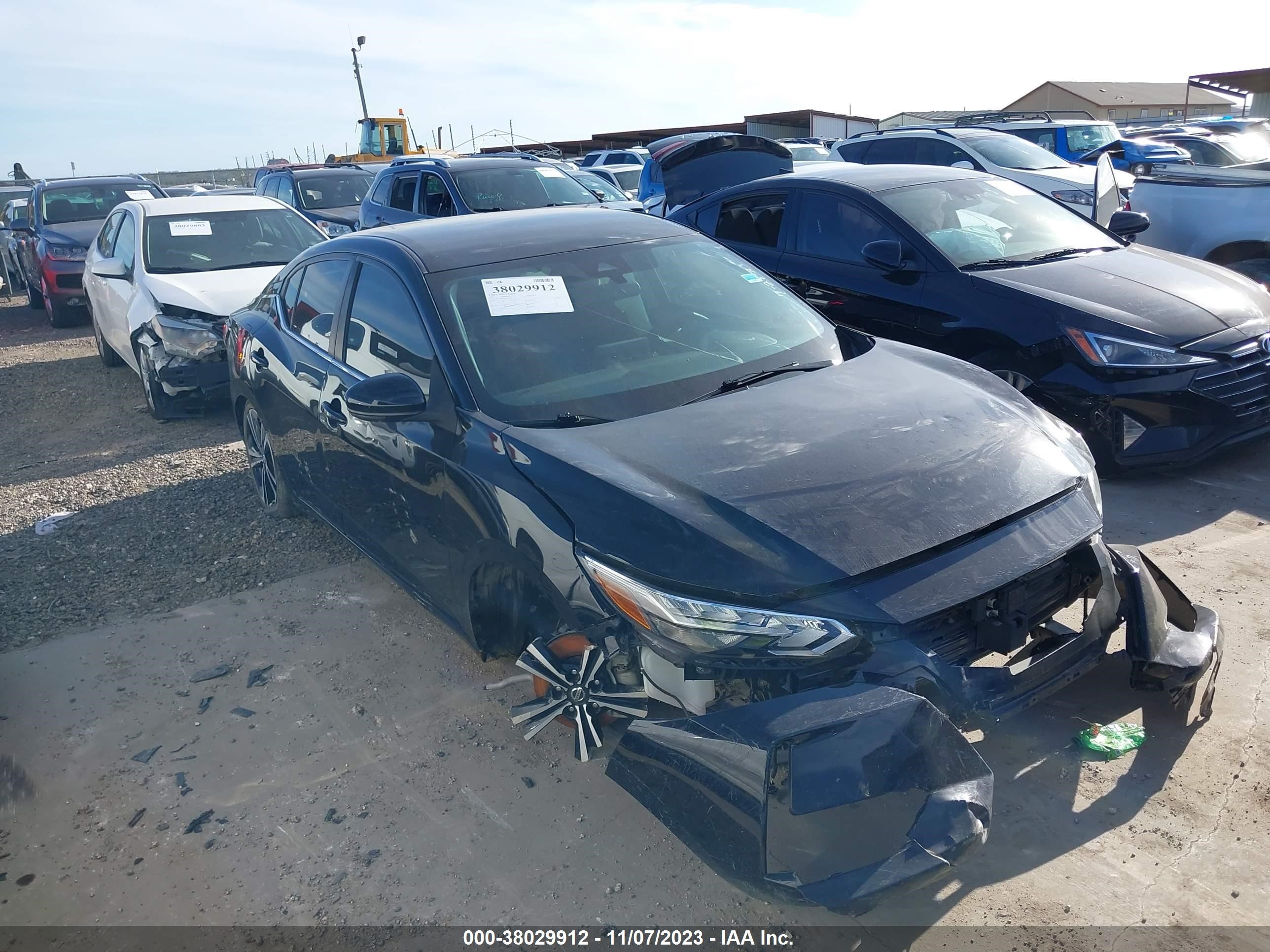 nissan sentra 2021 3n1ab8dv0my248475