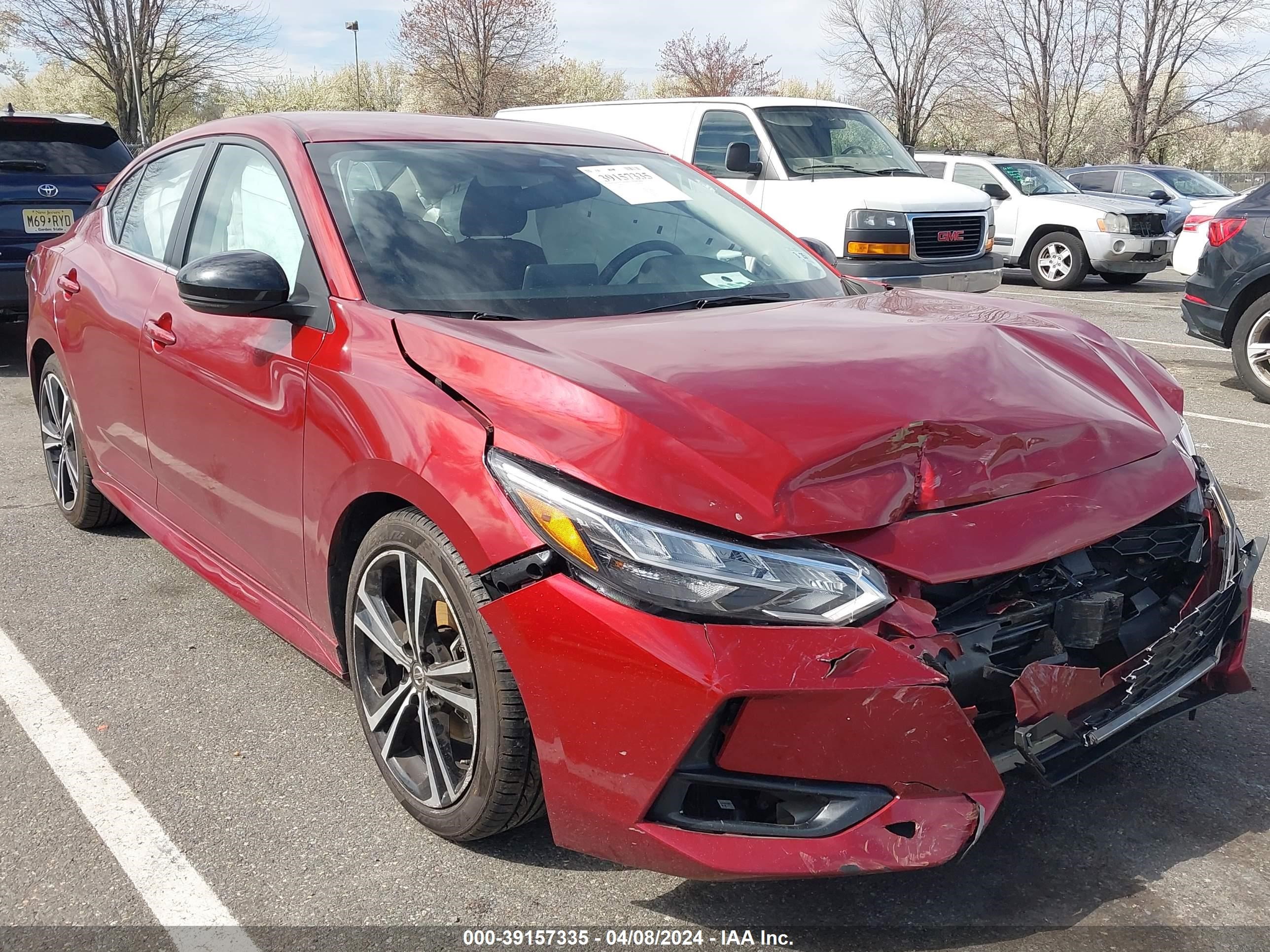 nissan sentra 2020 3n1ab8dv1ly219047