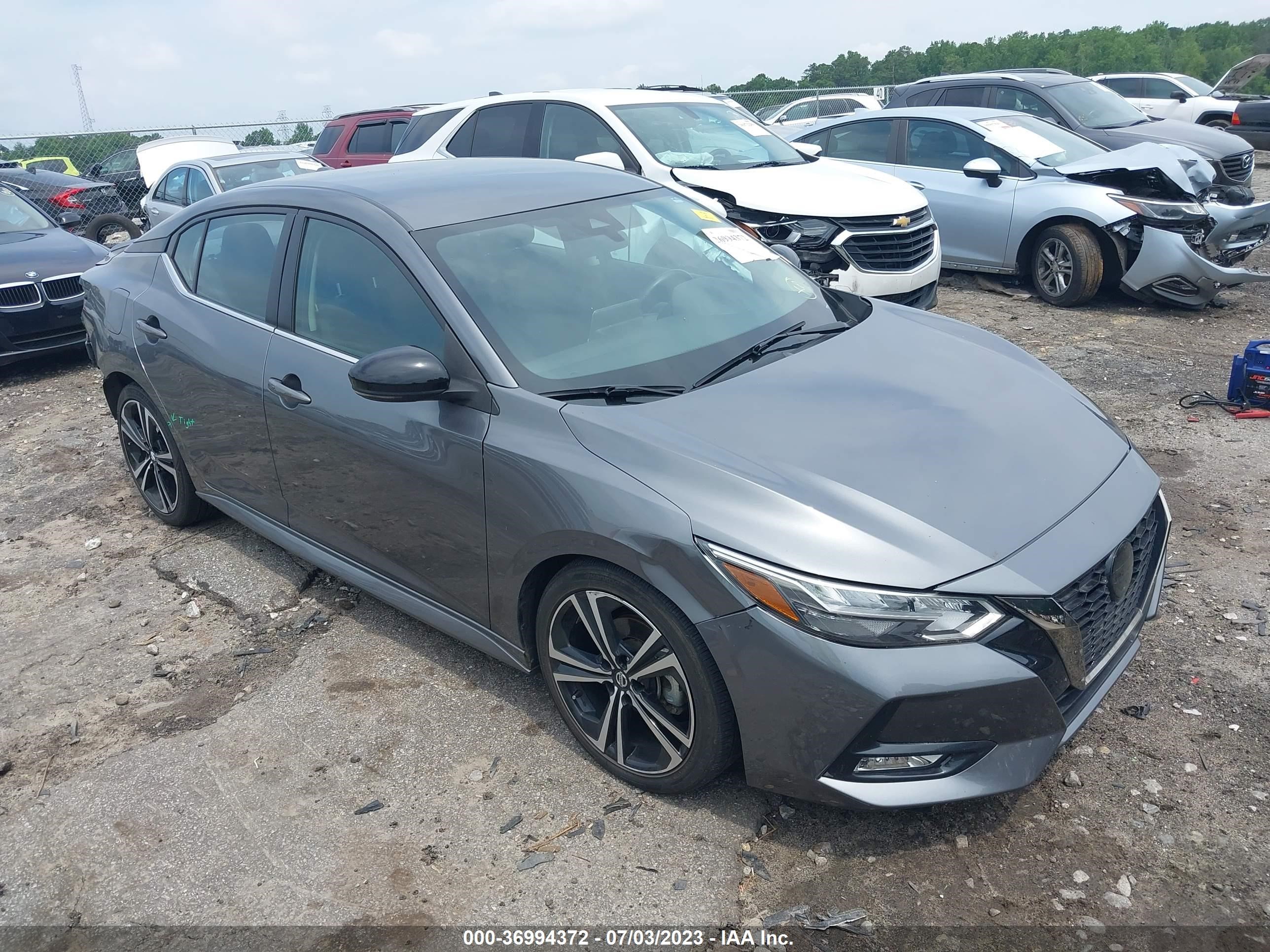 nissan sentra 2021 3n1ab8dv2my331566