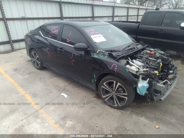 nissan sentra 2020 3n1ab8dv4ly208947