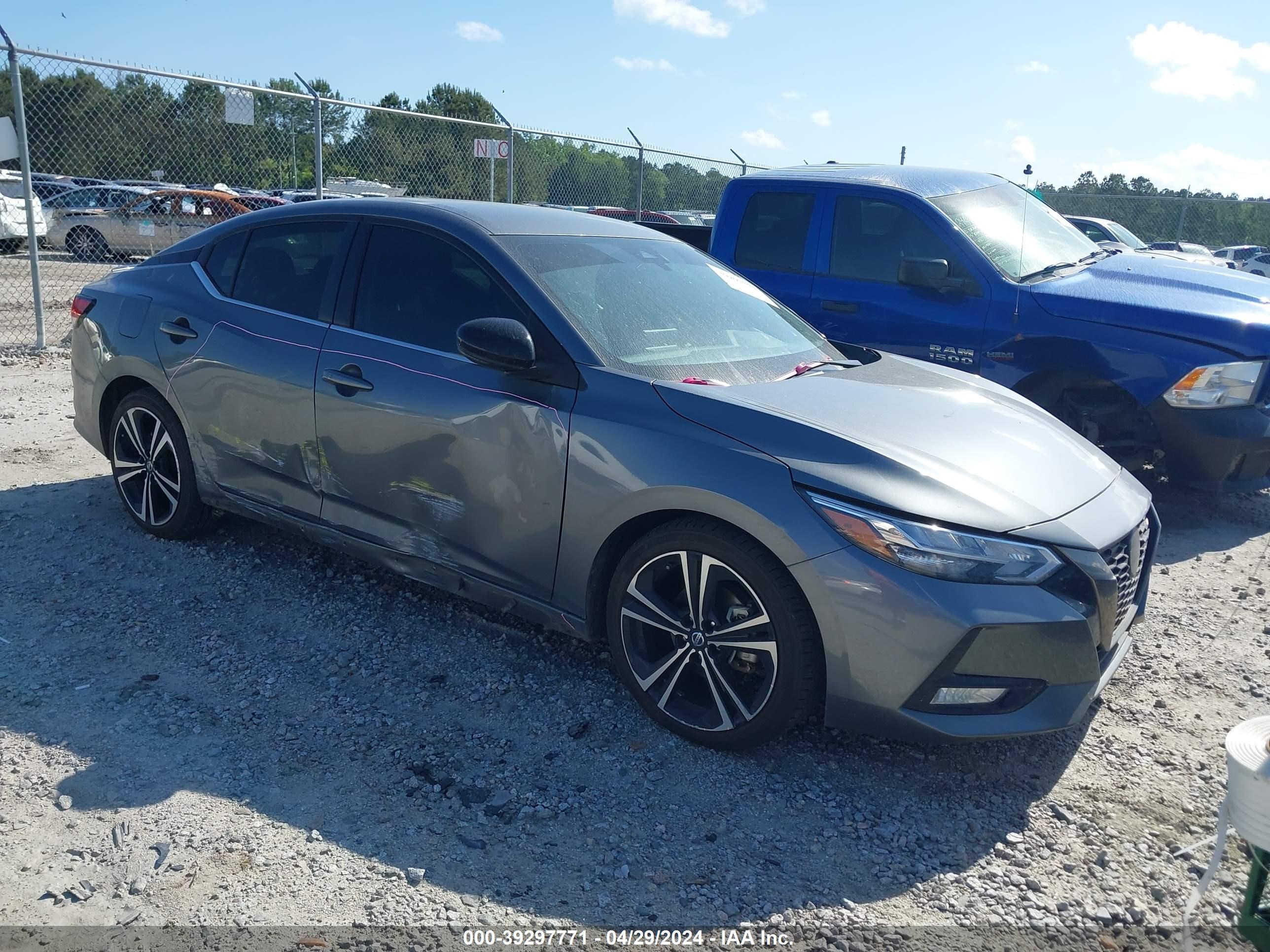 nissan sentra 2021 3n1ab8dv4my317944