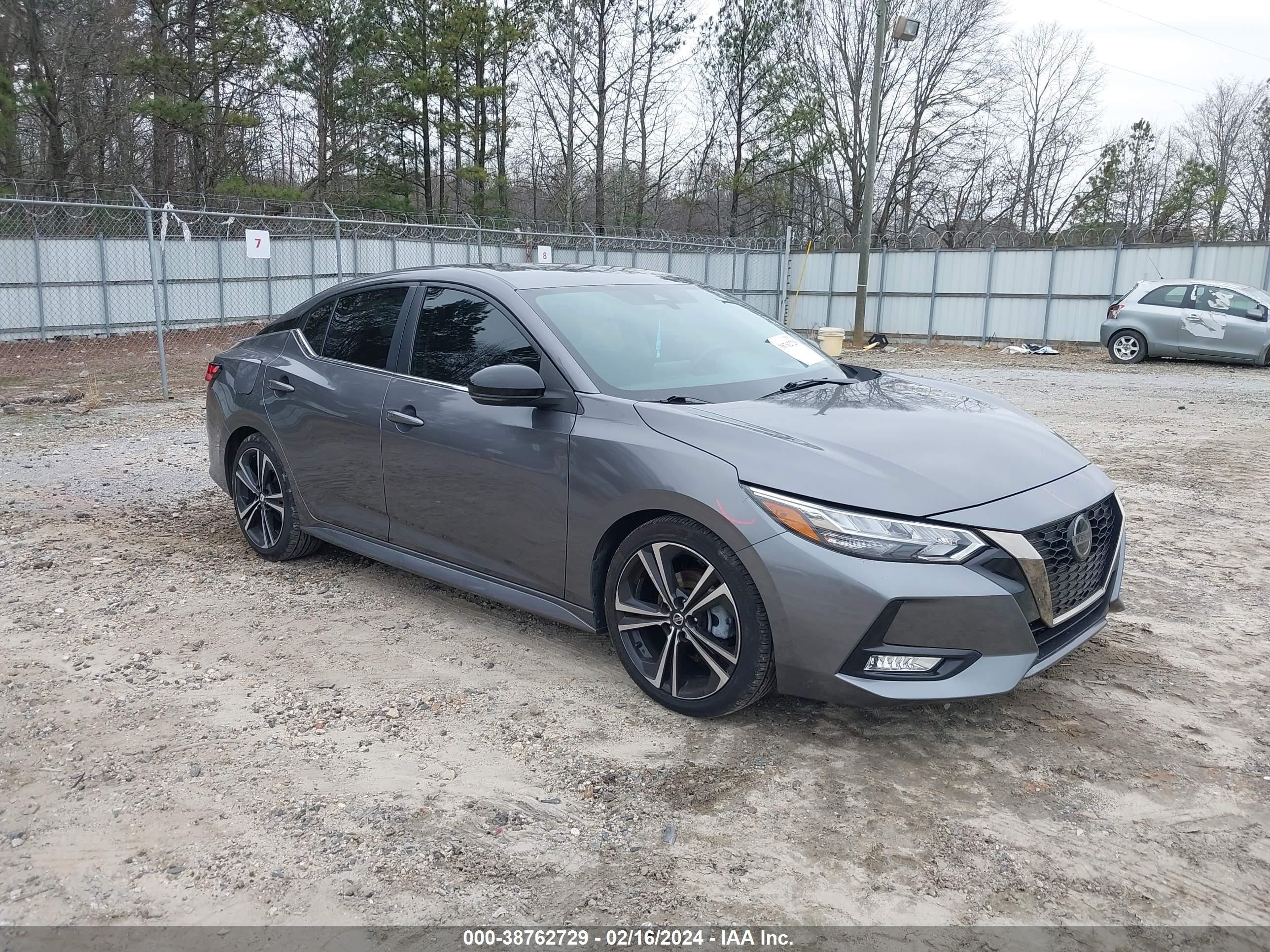 nissan sentra 2020 3n1ab8dv5ly288985