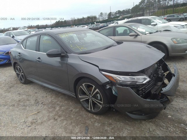 nissan sentra 2020 3n1ab8dv6ly231243