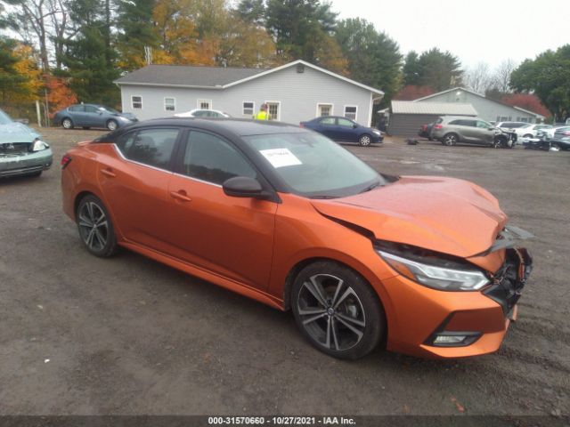 nissan sentra 2020 3n1ab8dv7ly258239