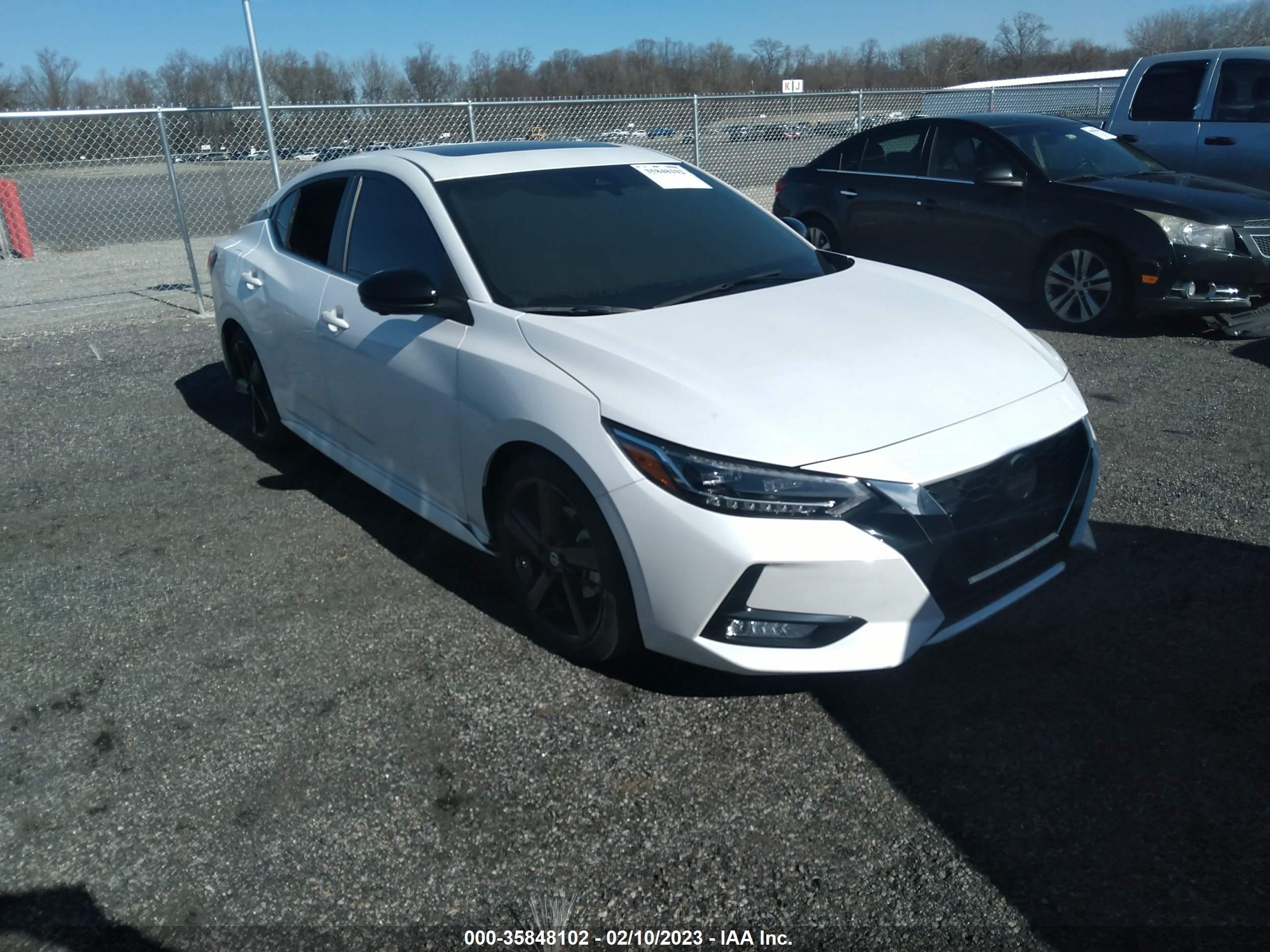 nissan sentra 2021 3n1ab8dv7my226523