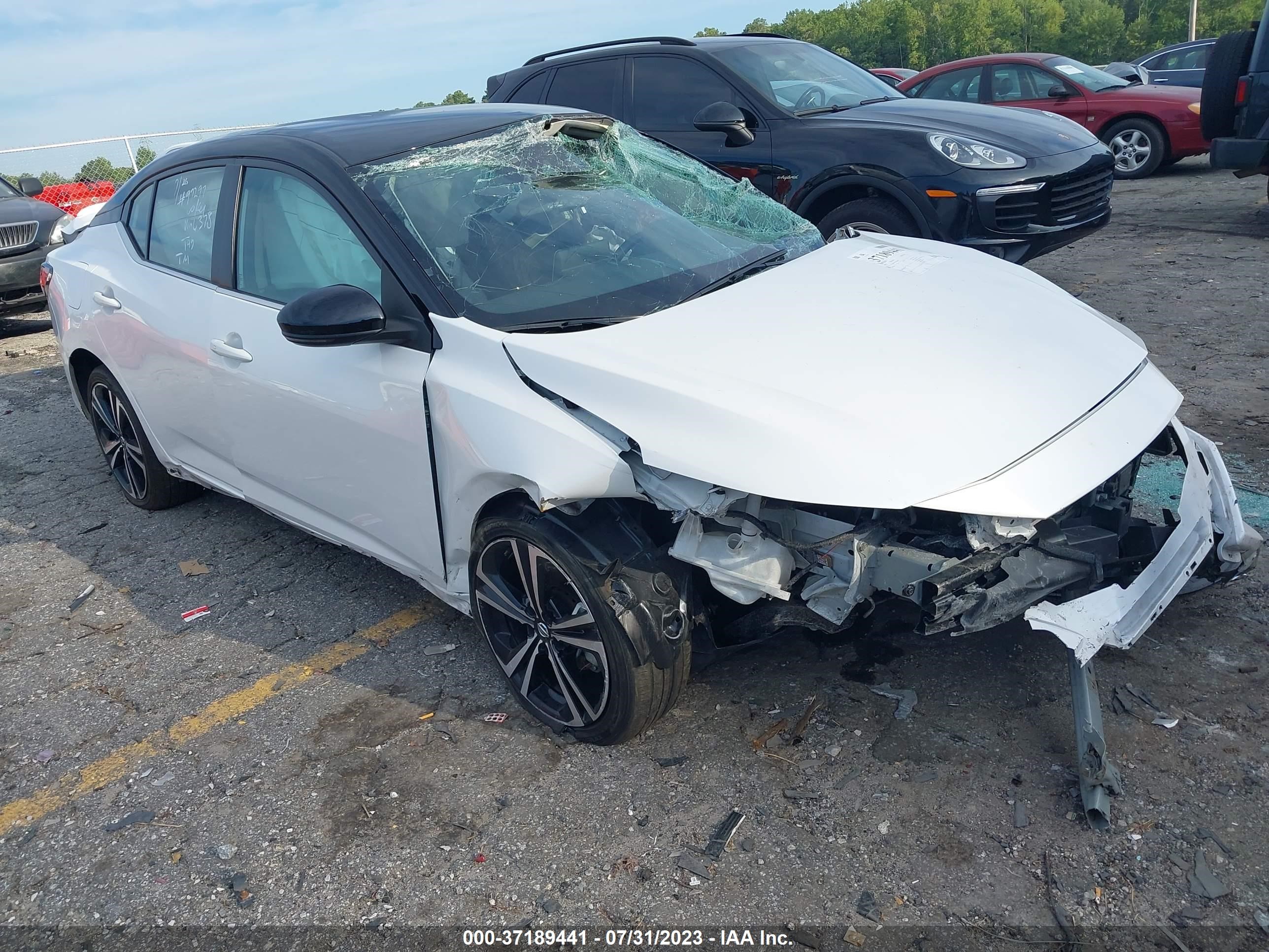 nissan sentra 2022 3n1ab8dv7ny256378