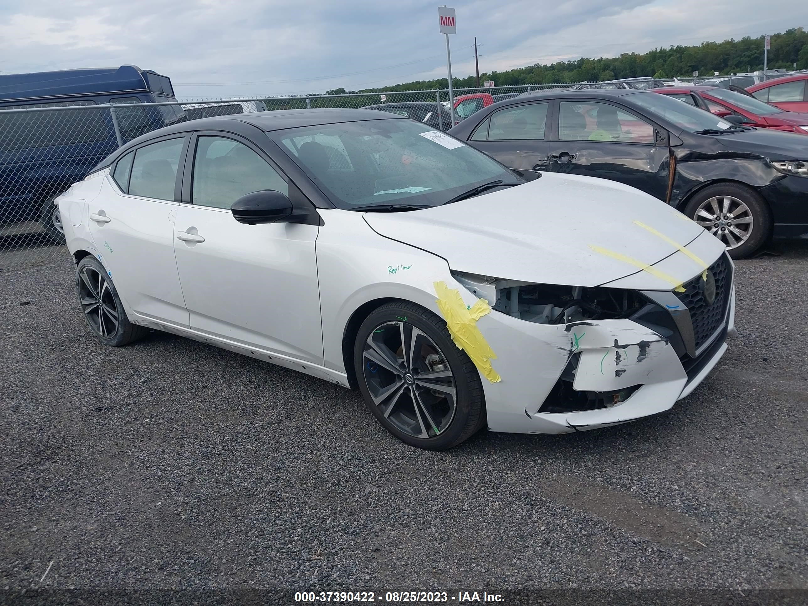 nissan sentra 2021 3n1ab8dv8my208452