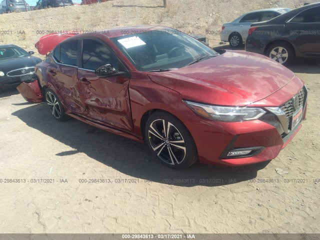 nissan sentra 2021 3n1ab8dv8my214249