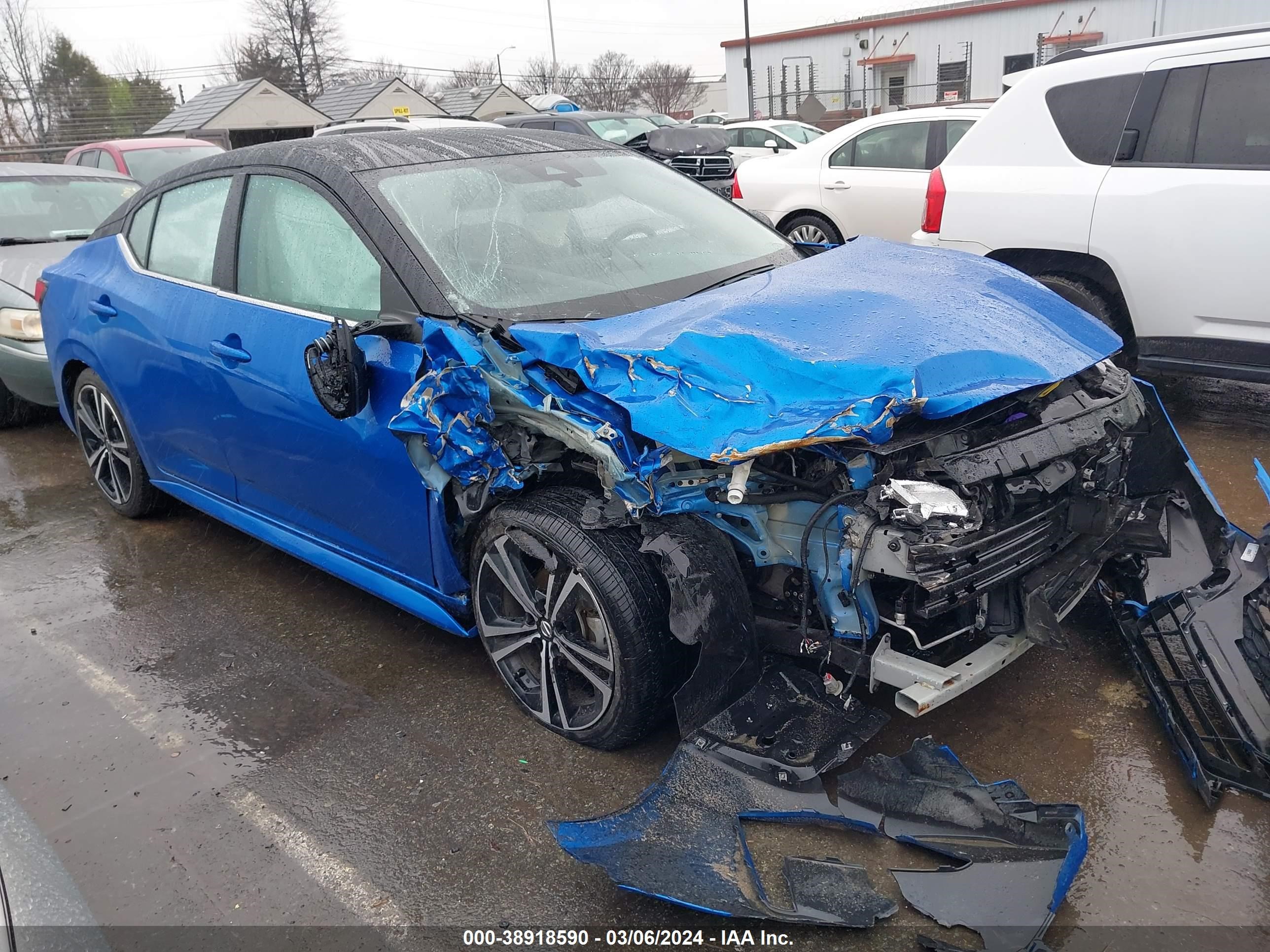 nissan sentra 2022 3n1ab8dv9ny207876