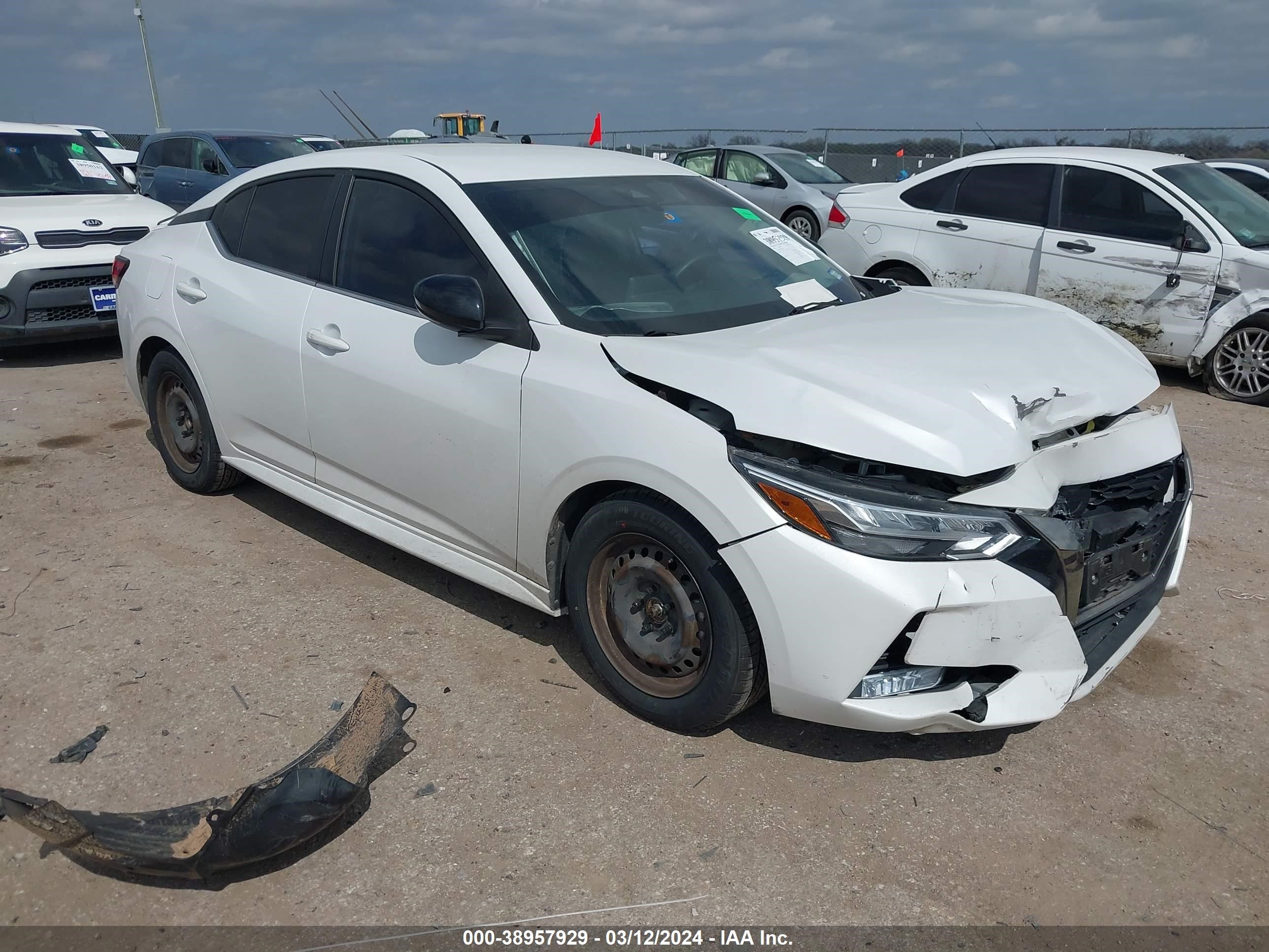 nissan sentra 2022 3n1ab8dv9ny259332