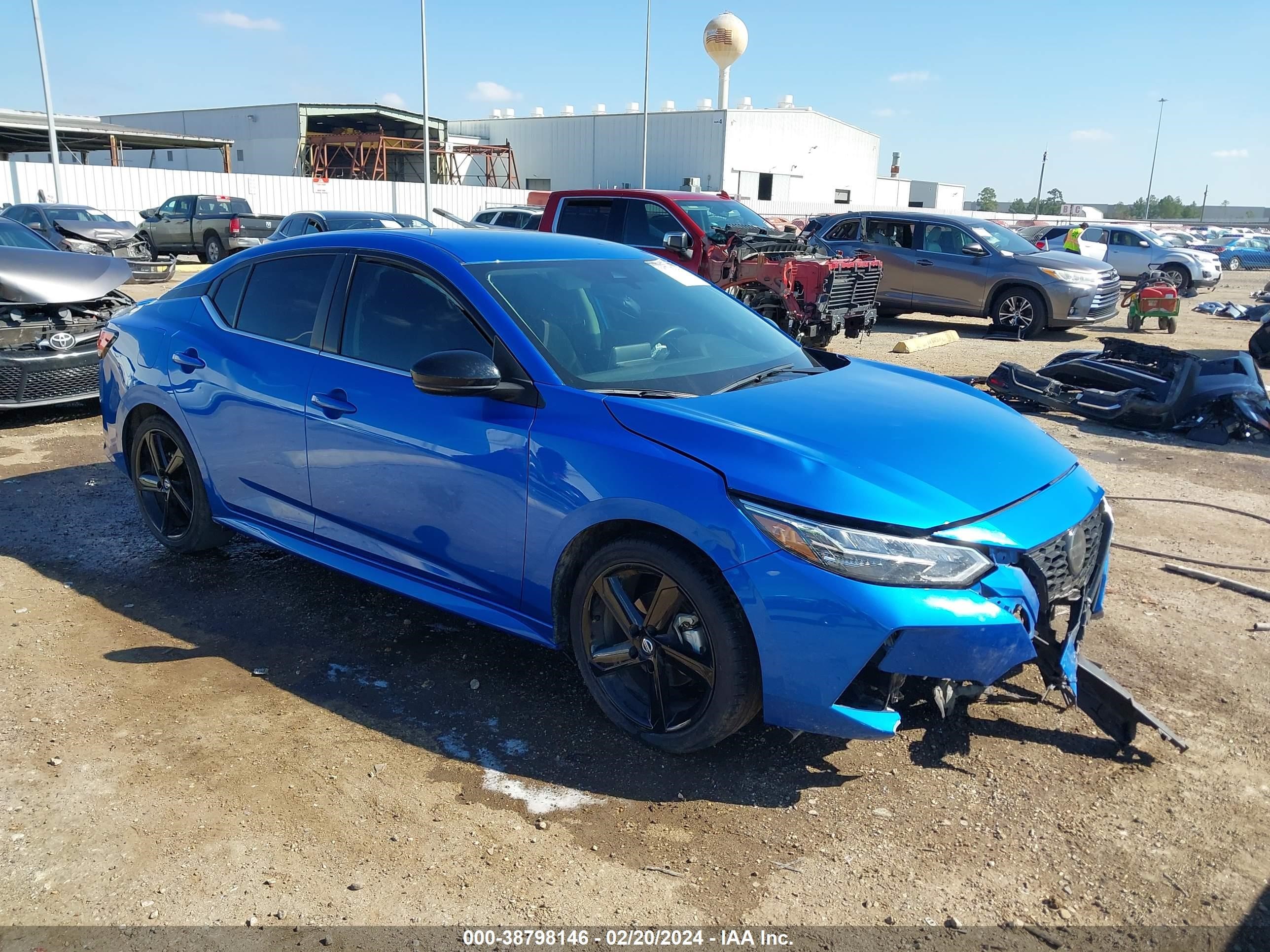 nissan sentra 2022 3n1ab8dv9ny311770