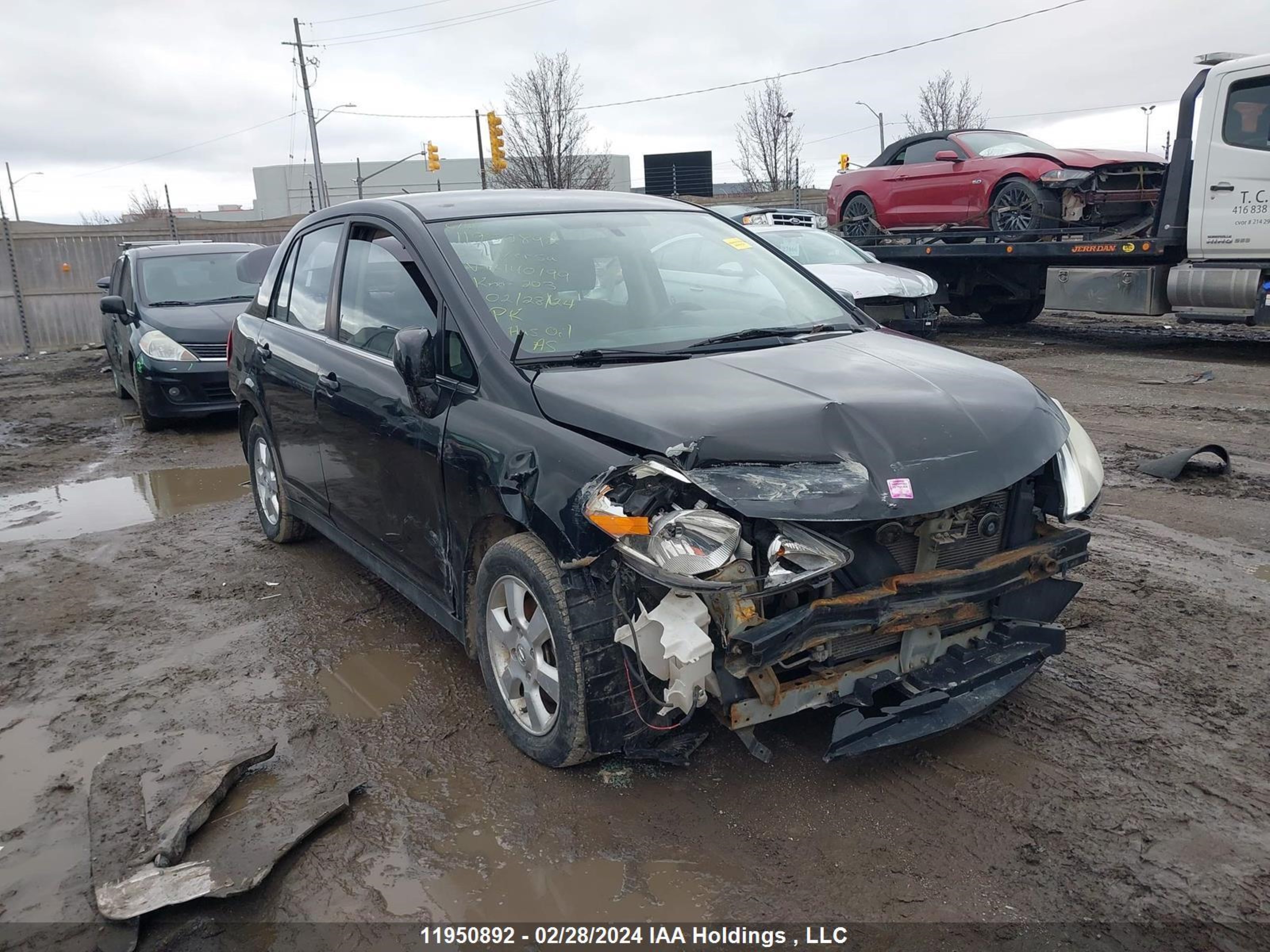 nissan versa 2007 3n1bc11e07l440199