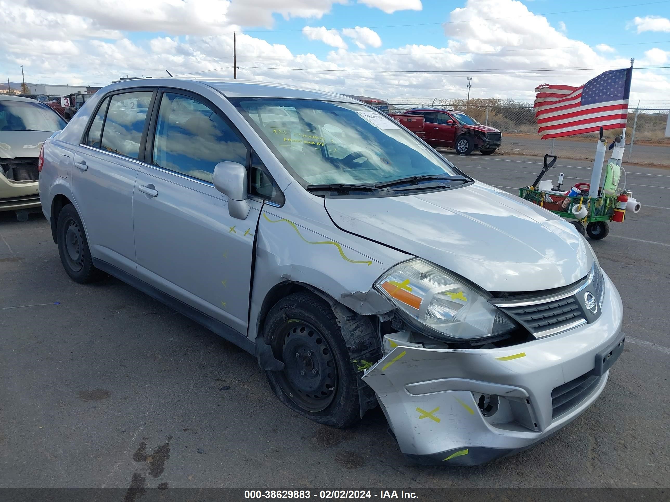 nissan versa 2007 3n1bc11e27l425560