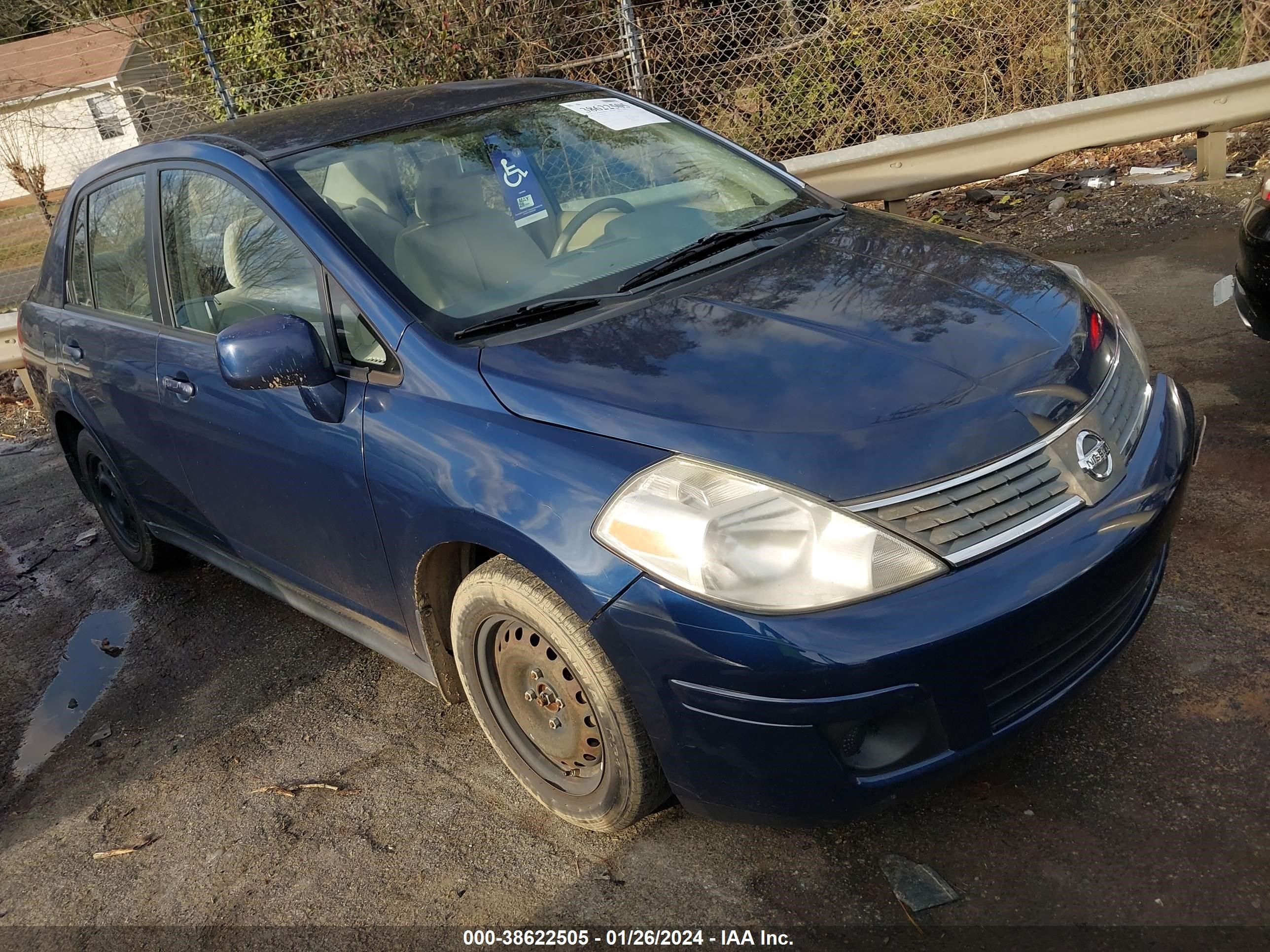 nissan versa 2009 3n1bc11e29l458514