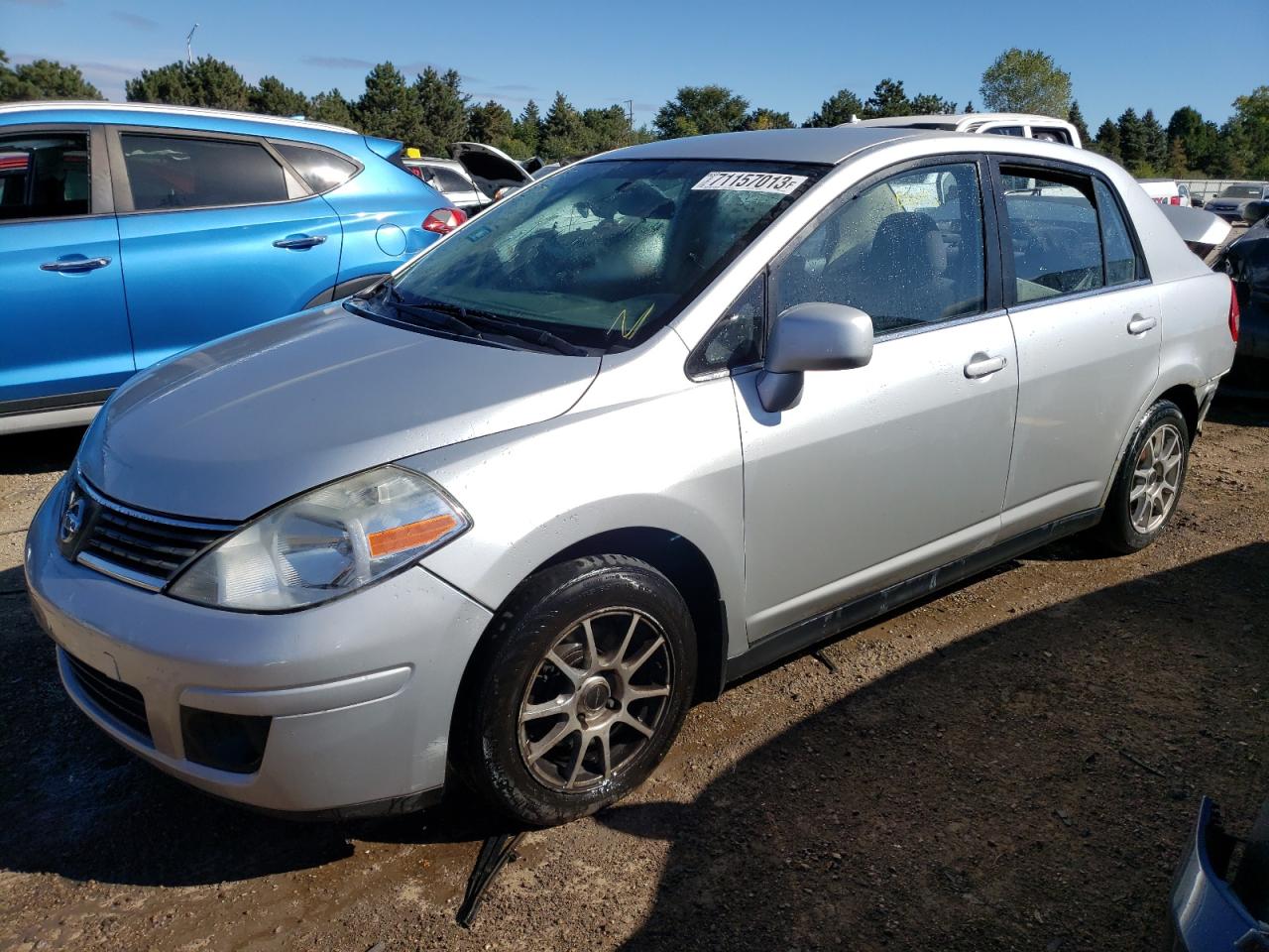 nissan versa 2007 3n1bc11e57l422636