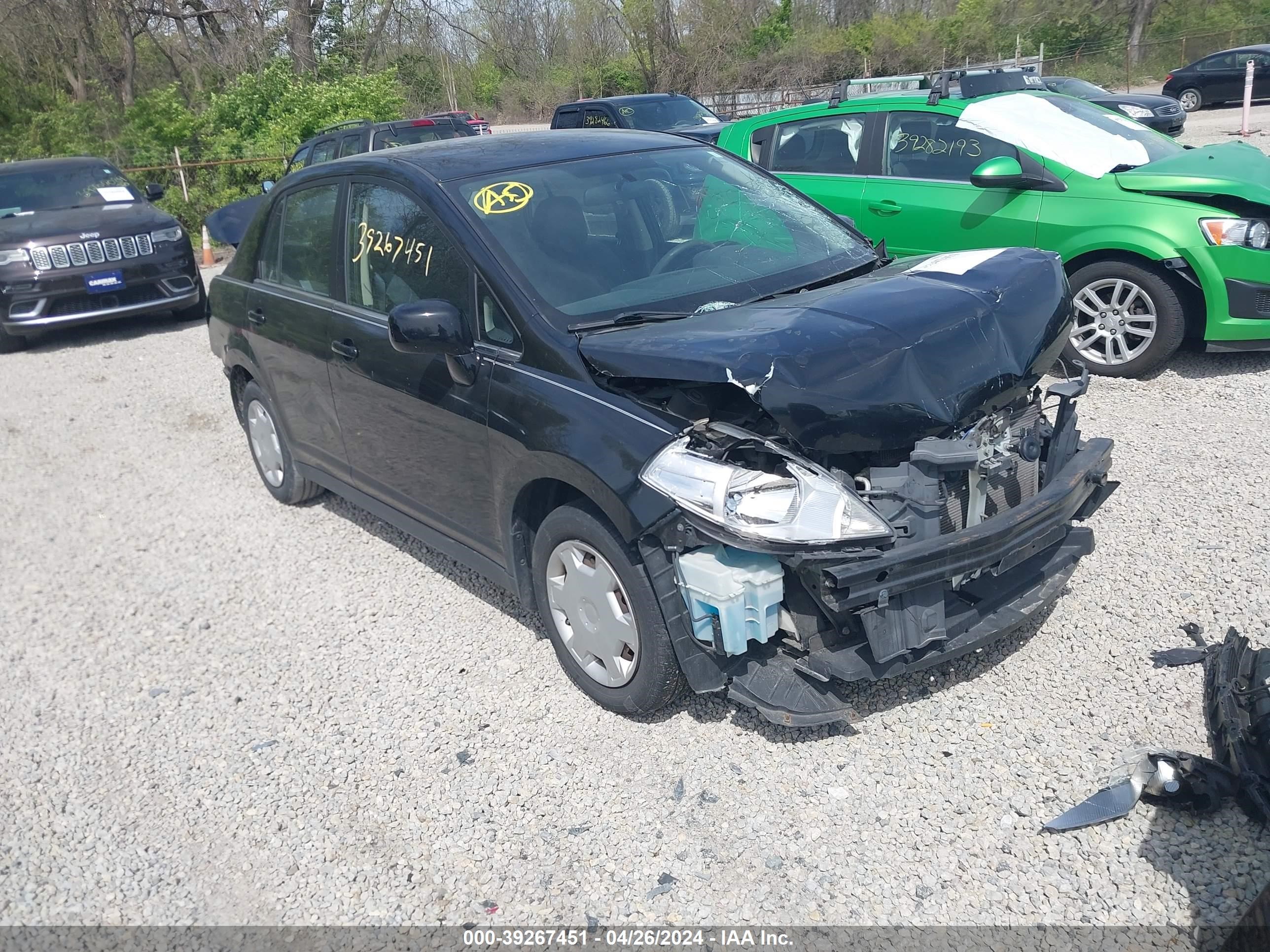 nissan versa 2007 3n1bc11e67l413332